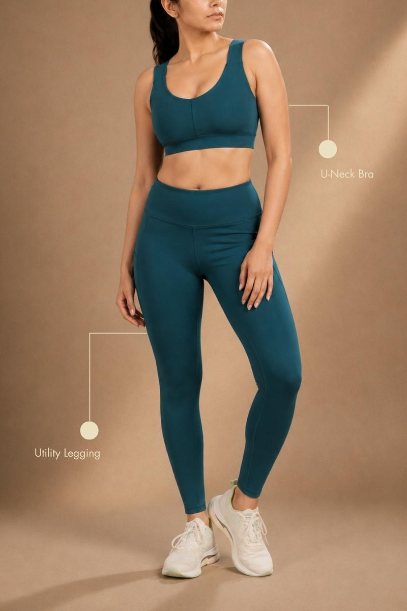 Recycled Polyester Set (Deep Teal) — Carbontree