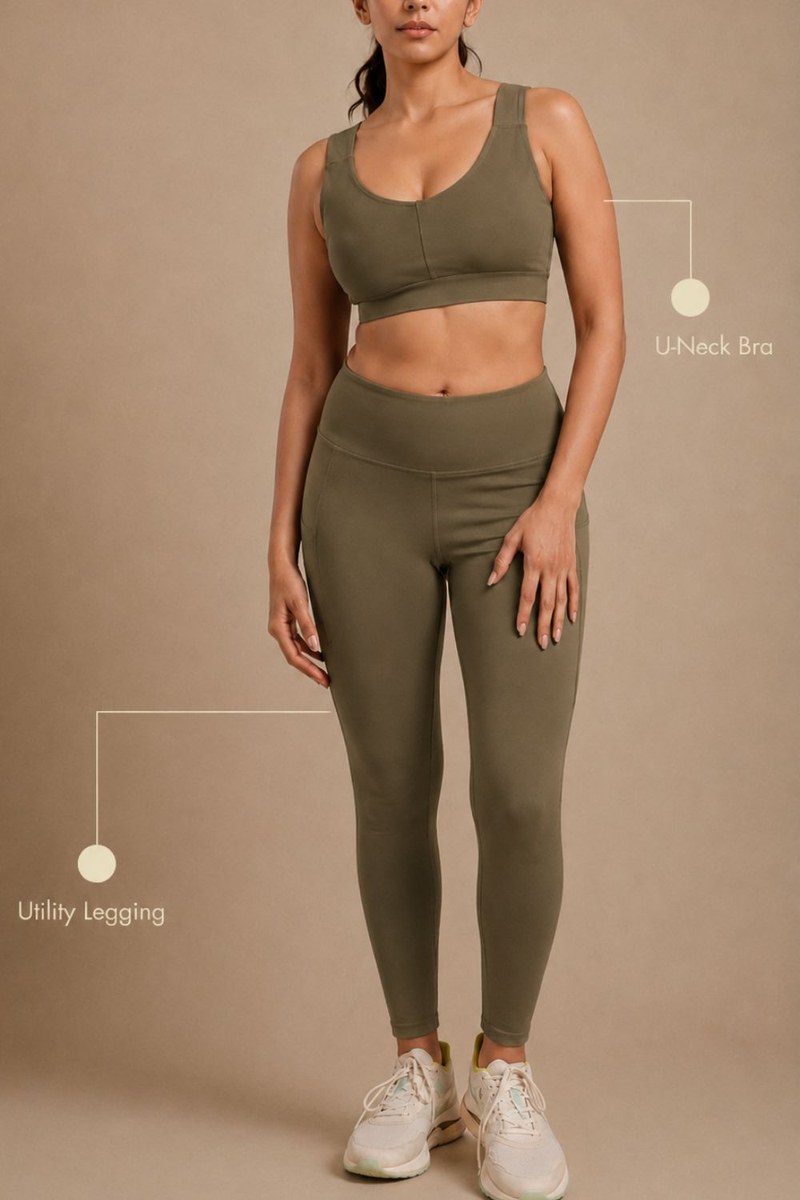 Recycled Polyester Set (Sage Green) — Carbontree