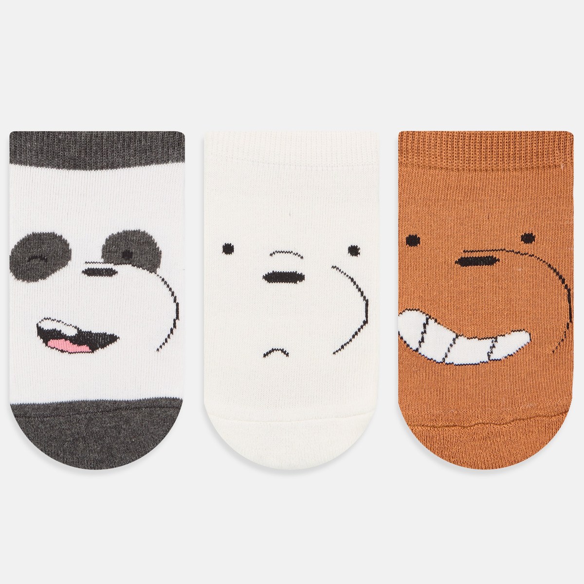 Kid’s We Bare Bear Gift Box with Lowcut Socks — Socks Xpress