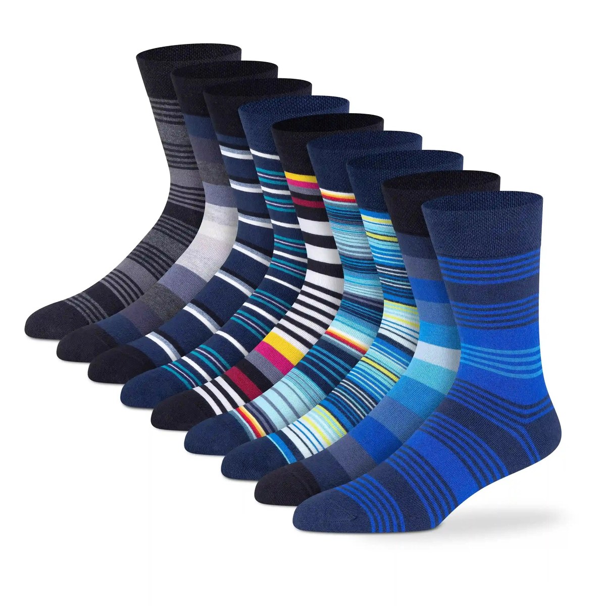 Classic Stripe Socks Gift Box – Men (Pack of 9) — Supersox