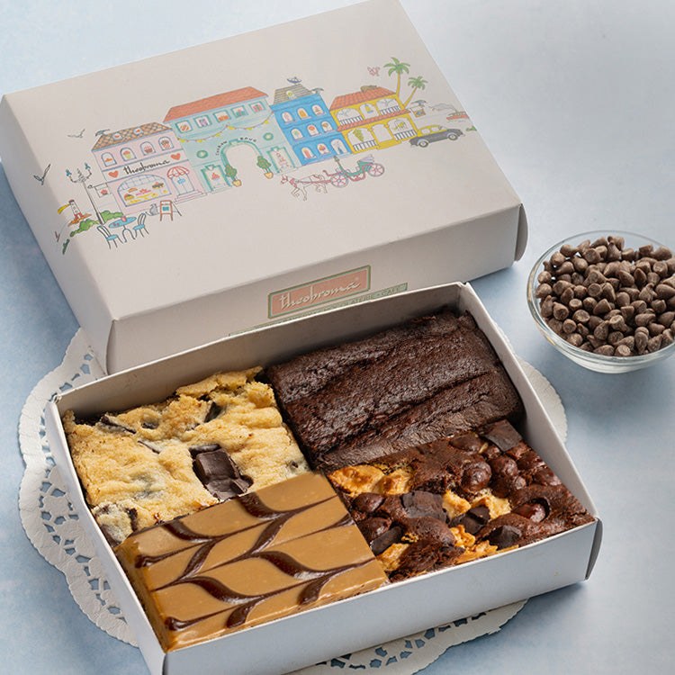 Assorted Eggless Brownies Box (4 pcs) — Theobroma